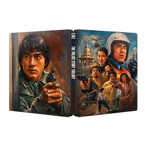 Full covers of The Police Story Trilogy Limited Edition Steelbook (UK Import) [4K Ultra HD]
