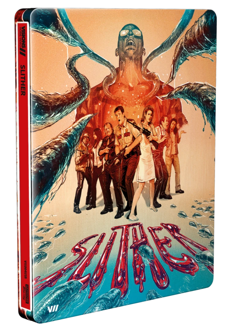Front cover of Slither Limited Edition Steelbook (UK Exclusive) [4K Ultra HD + Region B Blu-ray]
