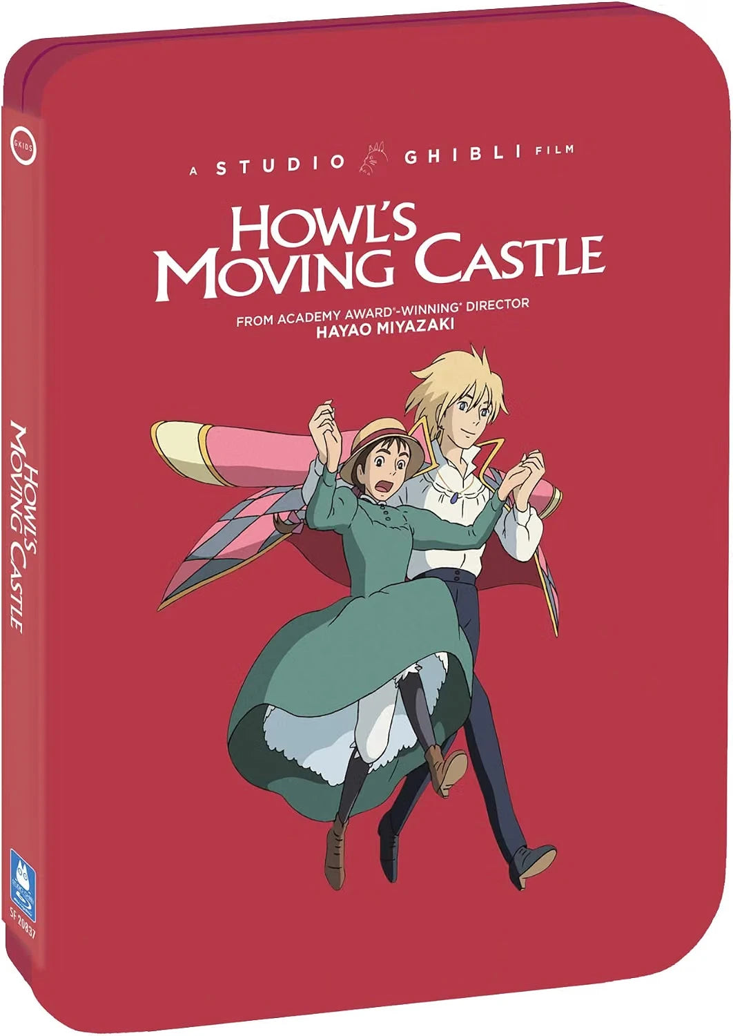 Front cover of Howl's Moving Castle Limited Edition Steelbook [Blu-ray + DVD]