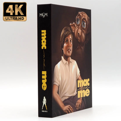 Side of deluxe magnet box of Mac and Me [4K Ultra HD + Blu-ray Set]