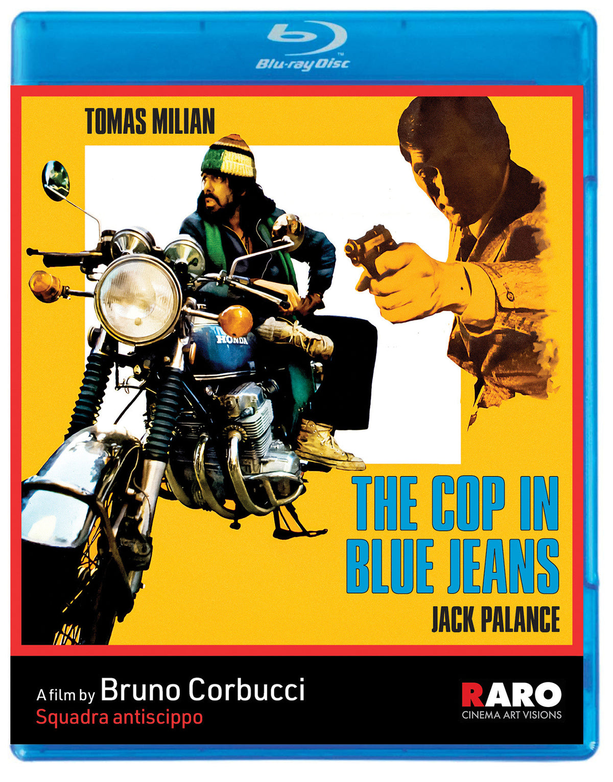 Front cover of The Cop in Blue Jeans [Blu-ray]