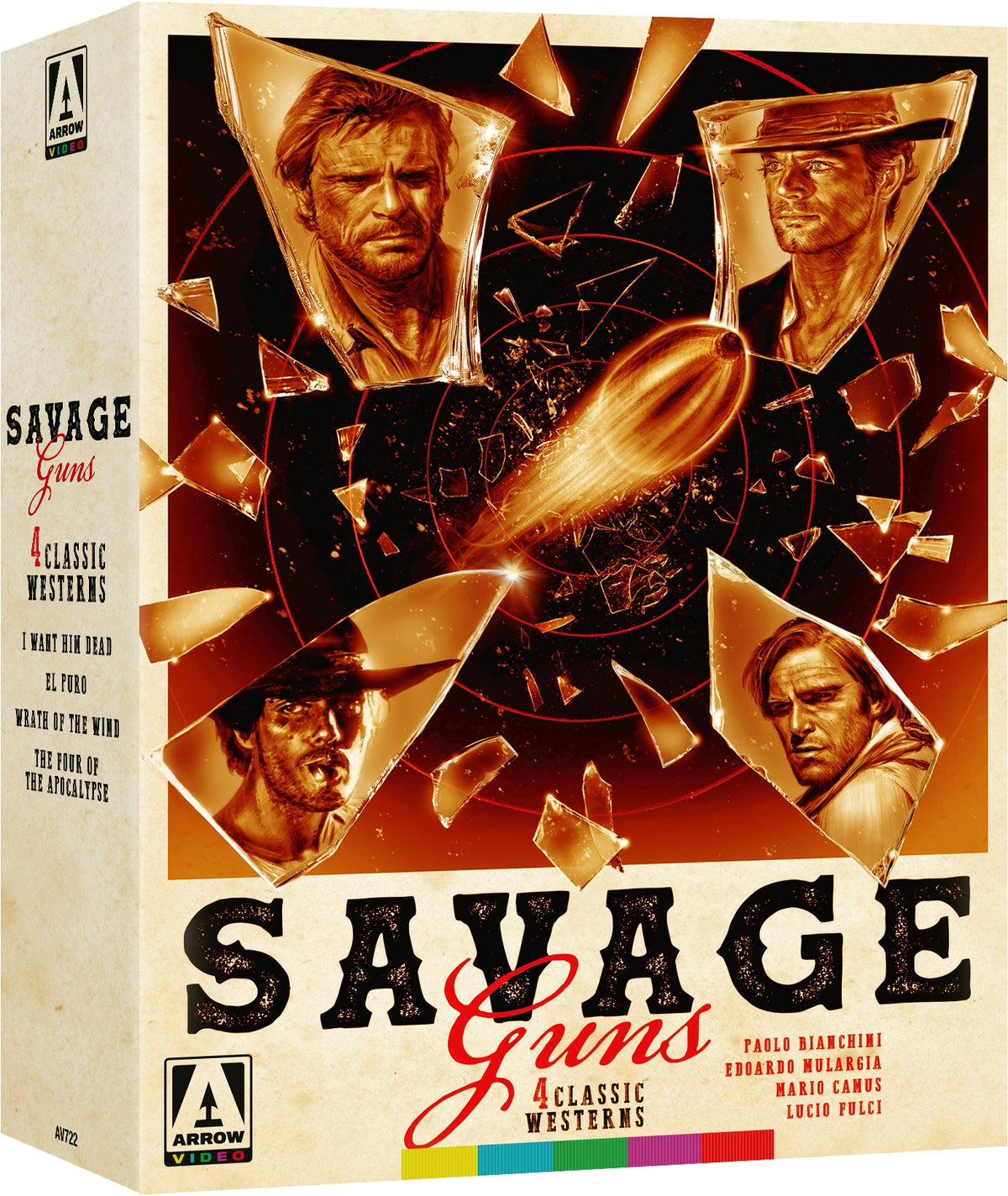3D art of Savage Guns: Four Classic Westerns Volume 3 [Blu-ray]