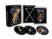 Box contents of Malcolm X (1992) Limited Edition Hardbox [4K Ultra HD + Blu-ray] (Australian Import)