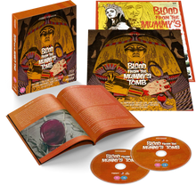 Box contents of Blood from the Mummy's Tomb Limited Edition (UK Imp.) [4K Ultra HD + Region B Blu-ray]