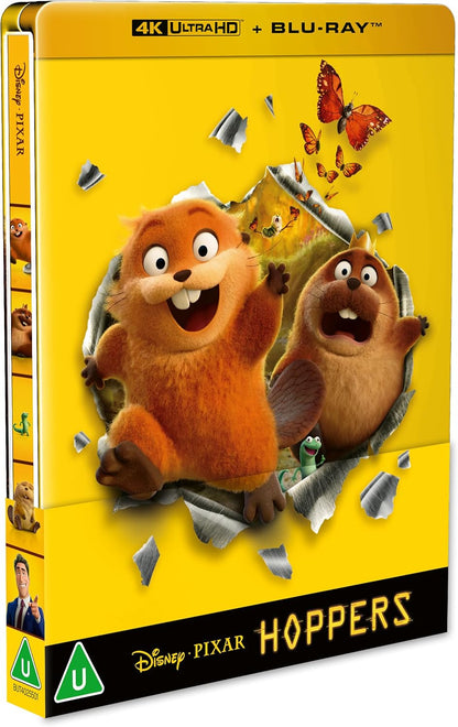 Front cover of Hoppers Limited Edition Steelbook (UK Import) [4K Ultra HD + Blu-ray]