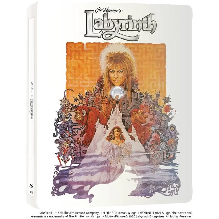 Front cover of Labyrinth Limited Edition Steelbook (UK Import) [4K Ultra HD + Region B Blu-ray]