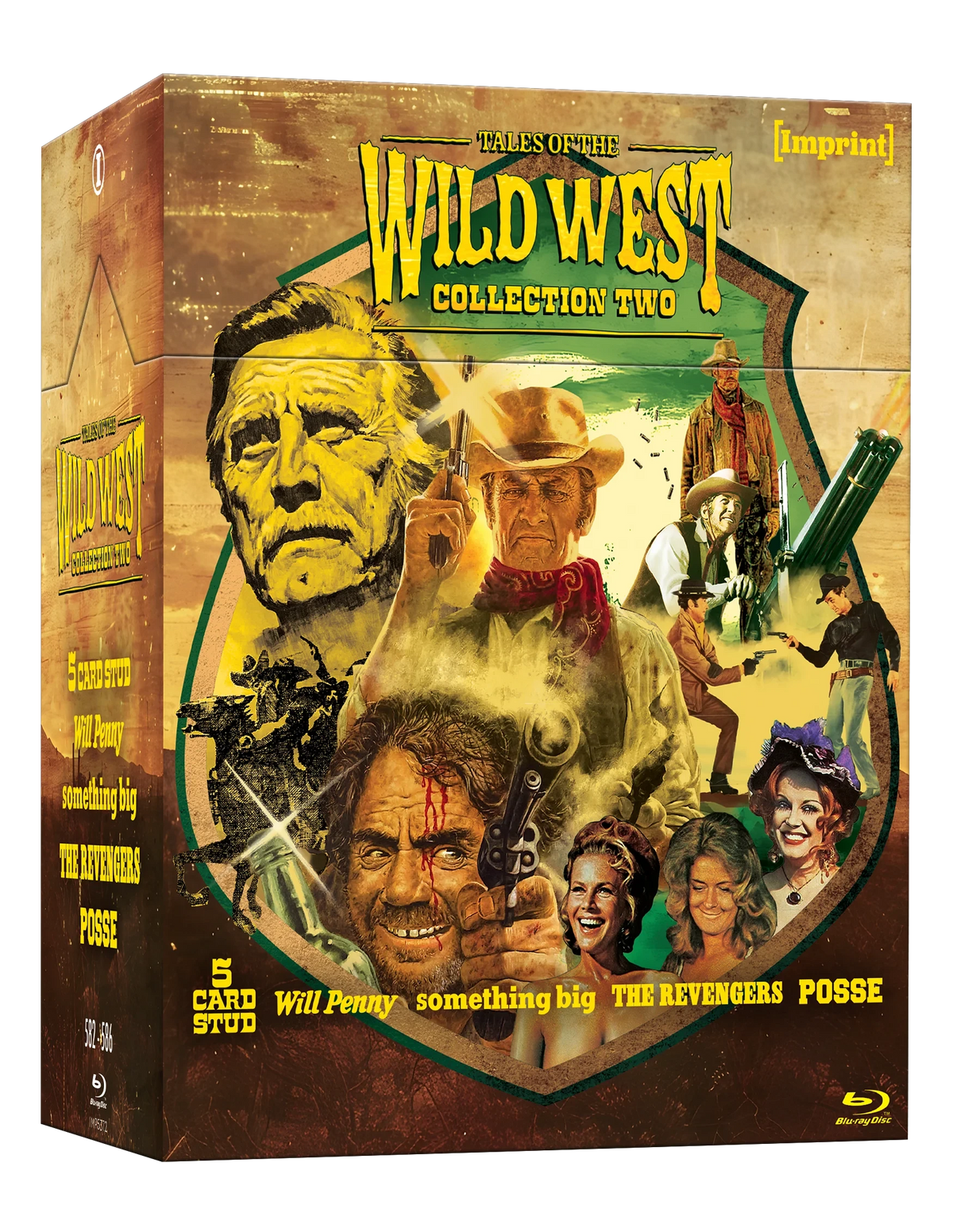 Front cover of Tales of the Wild West: Collection Two (1968 - 1975) Limited Edition Hardbox [Blu-ray] (Australian Import)