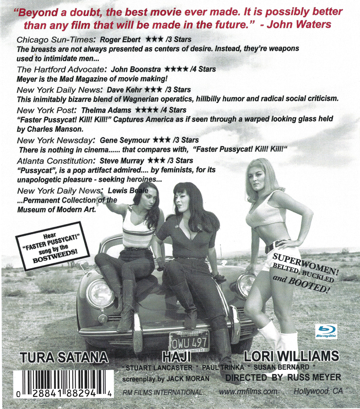 Back cover of Faster Pussycat, Kill! Kill! [Blu-ray]