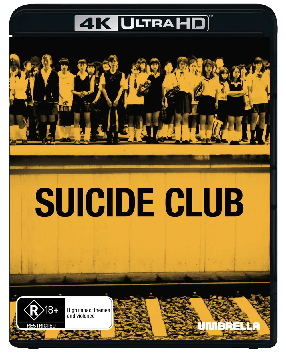 Front case of Suicide Club (2001) [4K Ultra HD + Blu-ray]