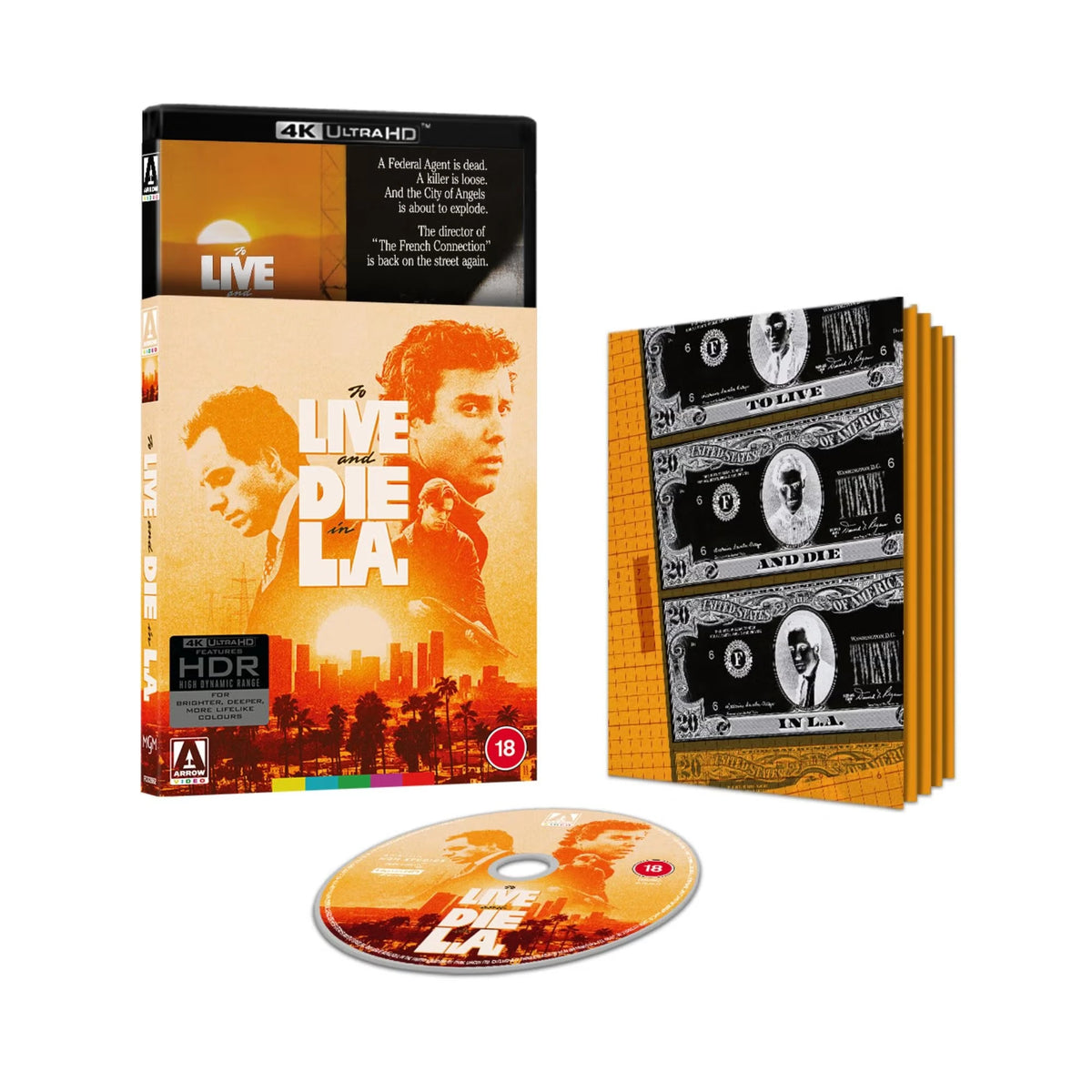 Box contents of To Live and Die in L.A. Limited Edition (UK Import) [4K Ultra HD]