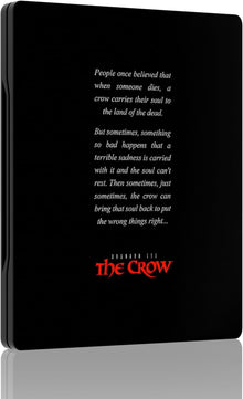 Back cover of The Crow Limited Edition Steelbook (UK Import) [4K Ultra HD]