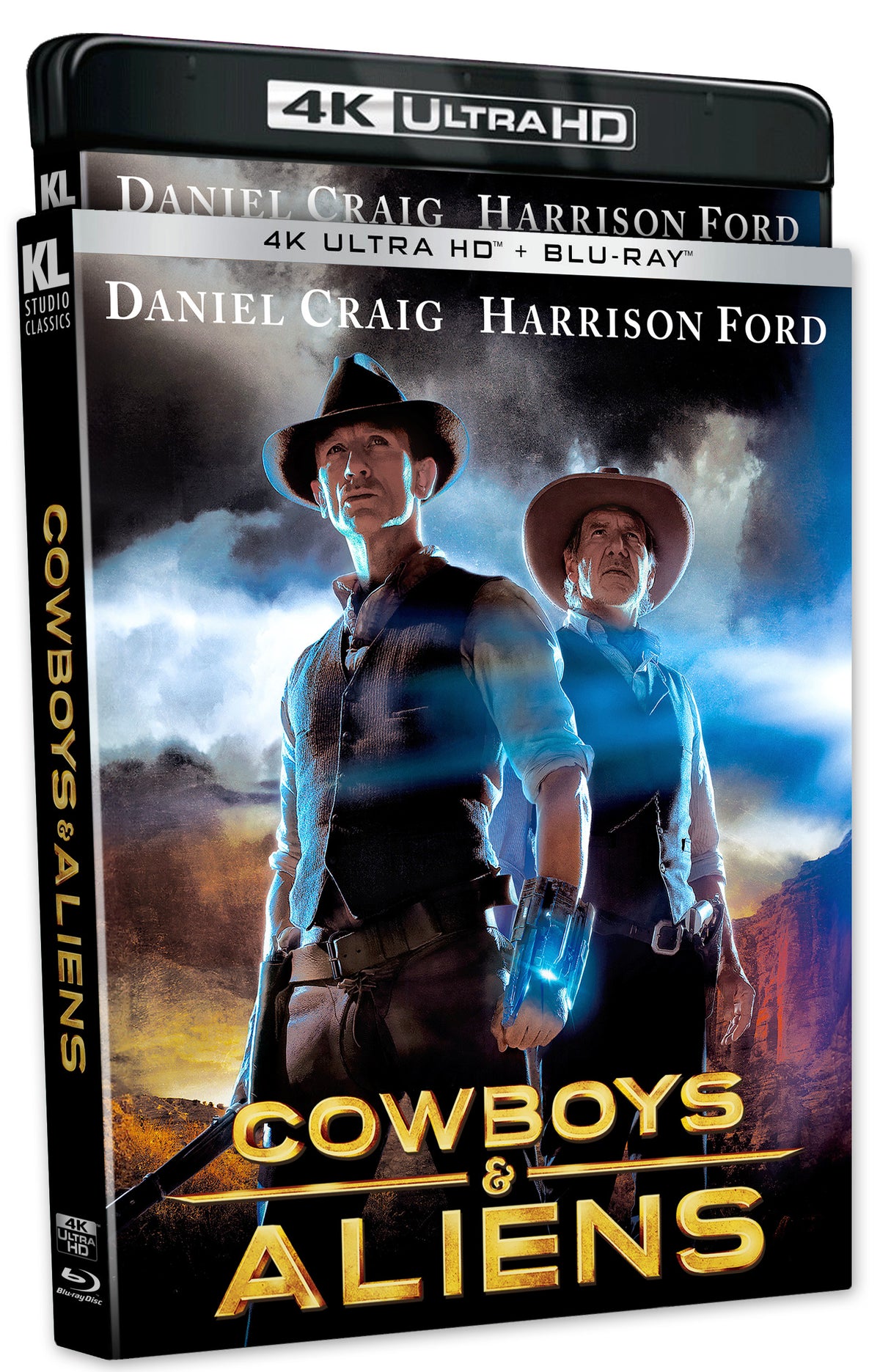 Front cover of Cowboys & Aliens [4K Ultra HD + Blu-ray]