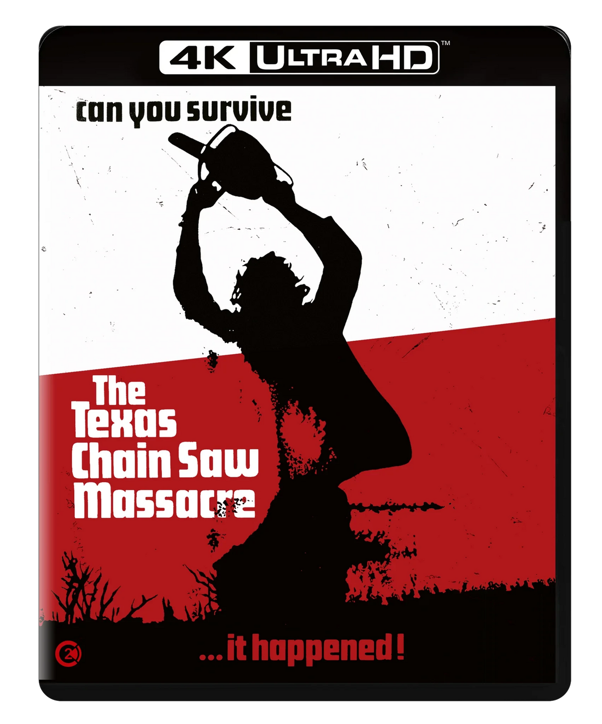 Front cover of The Texas Chain Saw Massacre (1974) Standard Edition (UK Import) [4K Ultra HD]