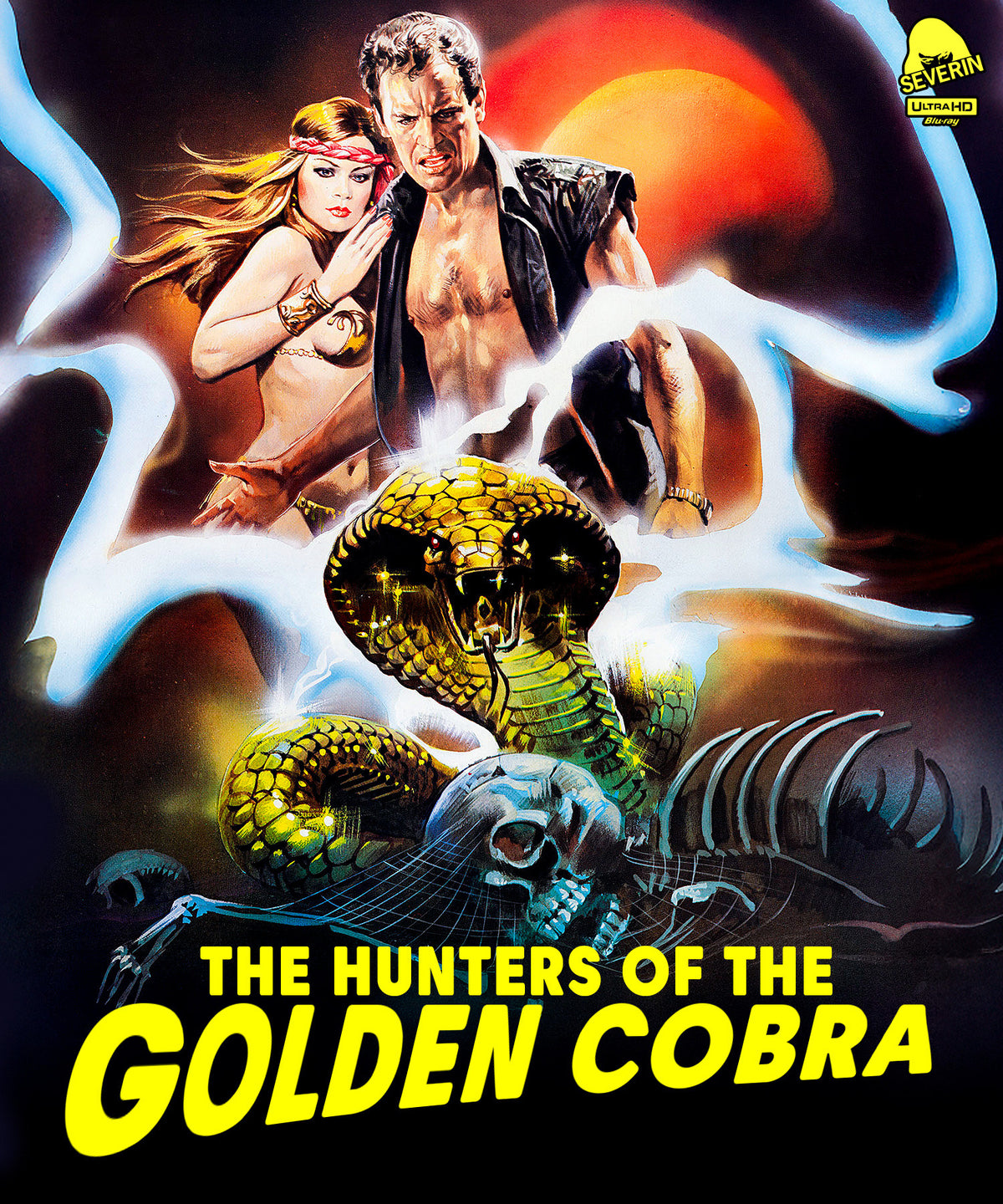 Front cover of The Hunters Of The Golden Cobra [4K Ultra HD + Blu-ray]
