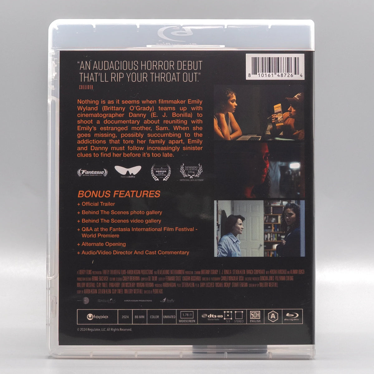 Back case of In Our Blood [Blu-ray]