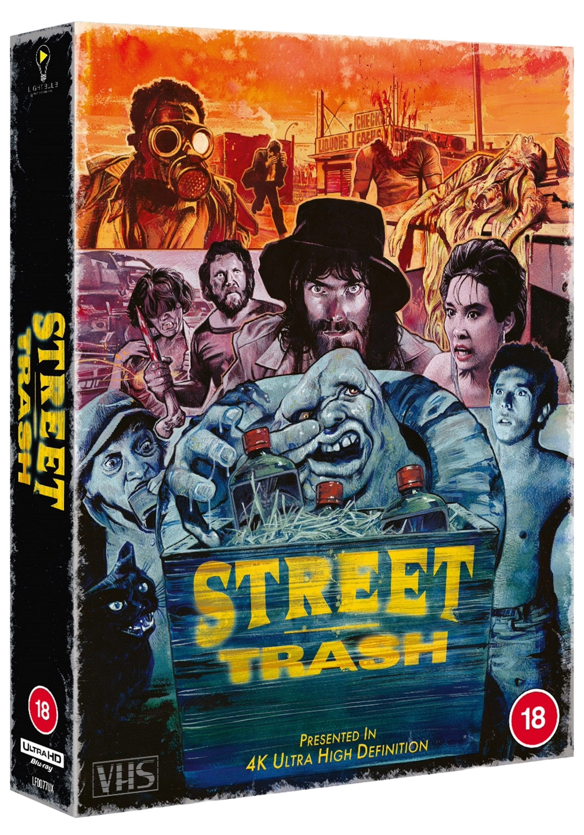 Front cover of Street Trash (1987) Limited Collector's VHS Box [4K Ultra HD] (UK Import)