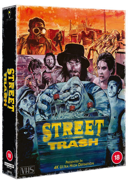 Front cover of Street Trash (1987) Limited Collector's VHS Box [4K Ultra HD] (UK Import)
