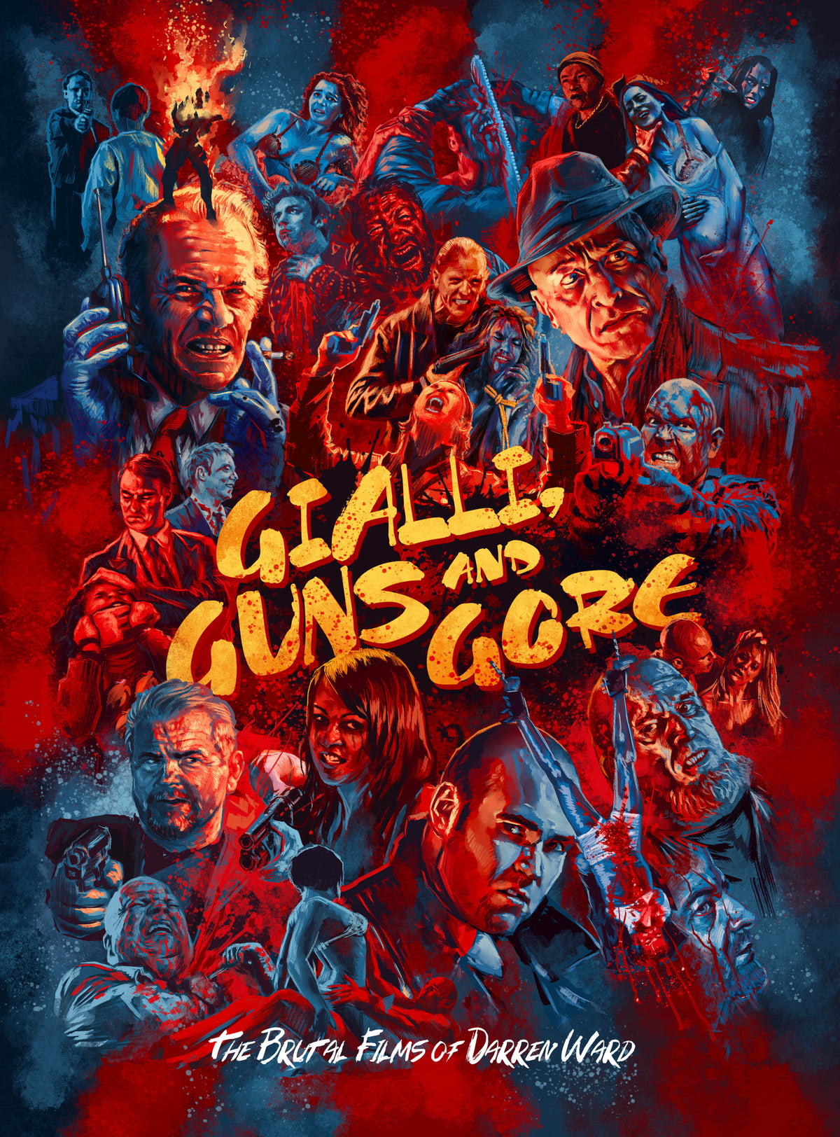 Front cover of Gialli, Guns & Gore! Films of Darren Ward 3-Disc Set [Blu-ray]