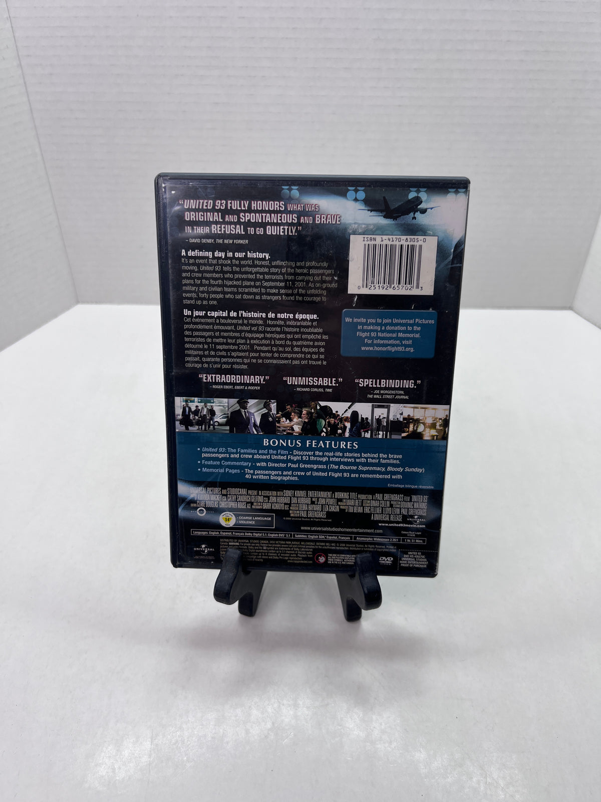 Back cover of Pre-Owned | United 93 [DVD]
