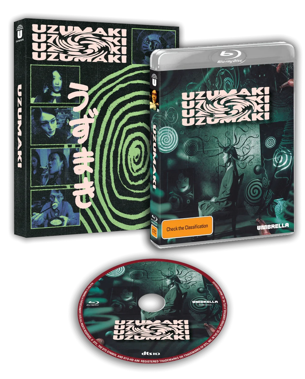 Box contents of Uzumaki AKA Spiral (2000) [Blu-ray]