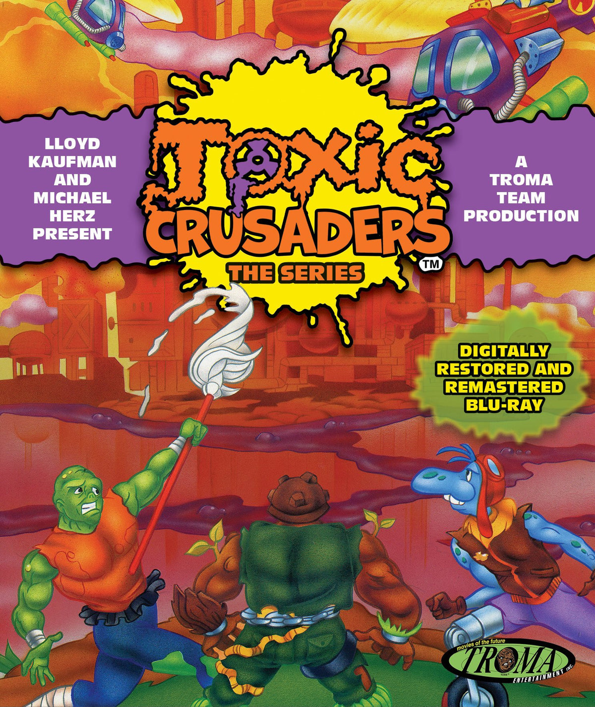 Front cover of Toxic Crusaders: The Series [Blu-ray]