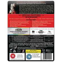 Back j-card of Bram Stoker's Dracula Limited Edition Steelbook (UK Import) [4K Ultra HD + Region B Blu-ray]
