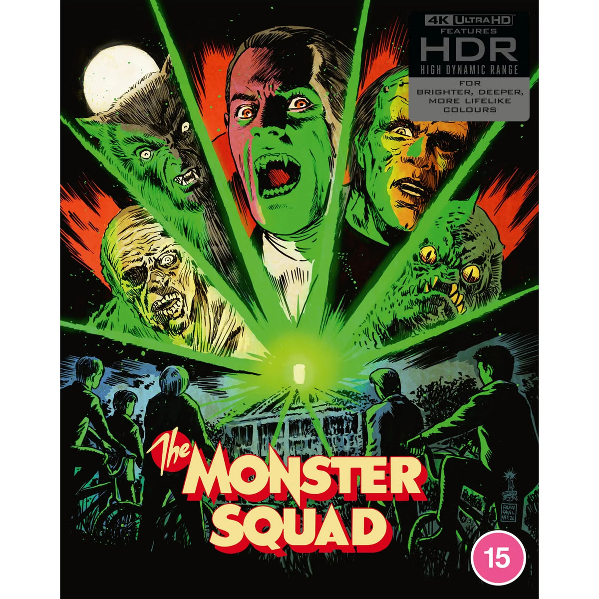 Front cover of The Monster Squad Limited Edition (UK Import) [4K Ultra HD + Region B Blu-ray]