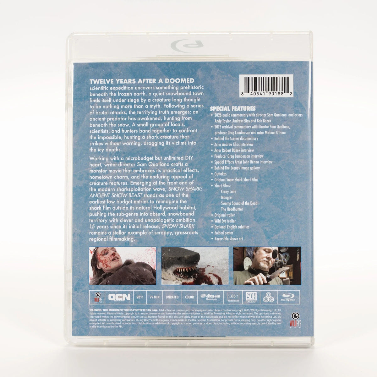 Back case of Snow Shark: Ancient Snow Beast [Blu-ray]