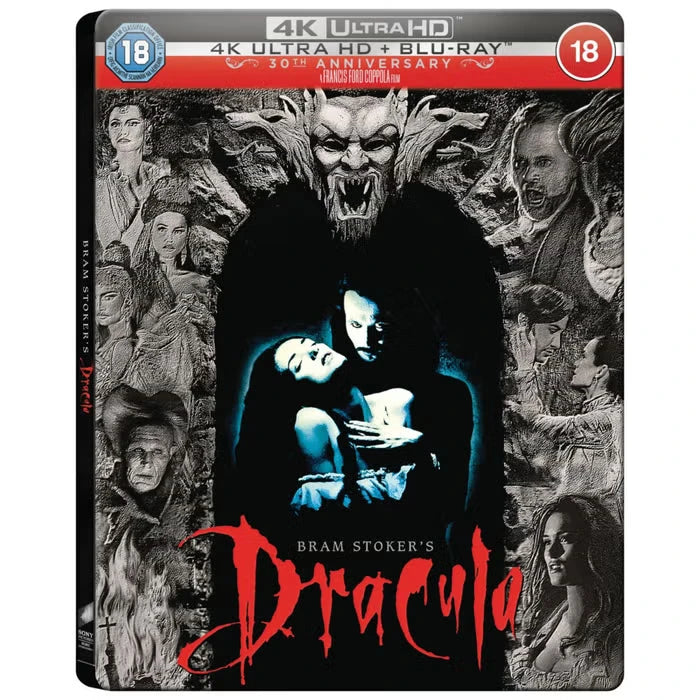 Front cover of Bram Stoker's Dracula Limited Edition Steelbook (UK Import) [4K Ultra HD + Region B Blu-ray]