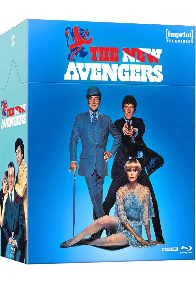 Front cover of The New Avengers: The Complete Series (1976 - 1977) 10-Disc Limited Edition Hardbox [Blu-ray] (Australian Import)