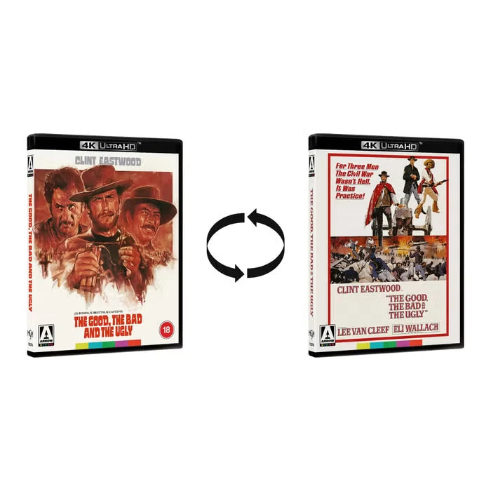 Reversible cover 3 of The Dollars Trilogy Limited Edition [4K Ultra HD + Region B Blu-ray] (UK Import)