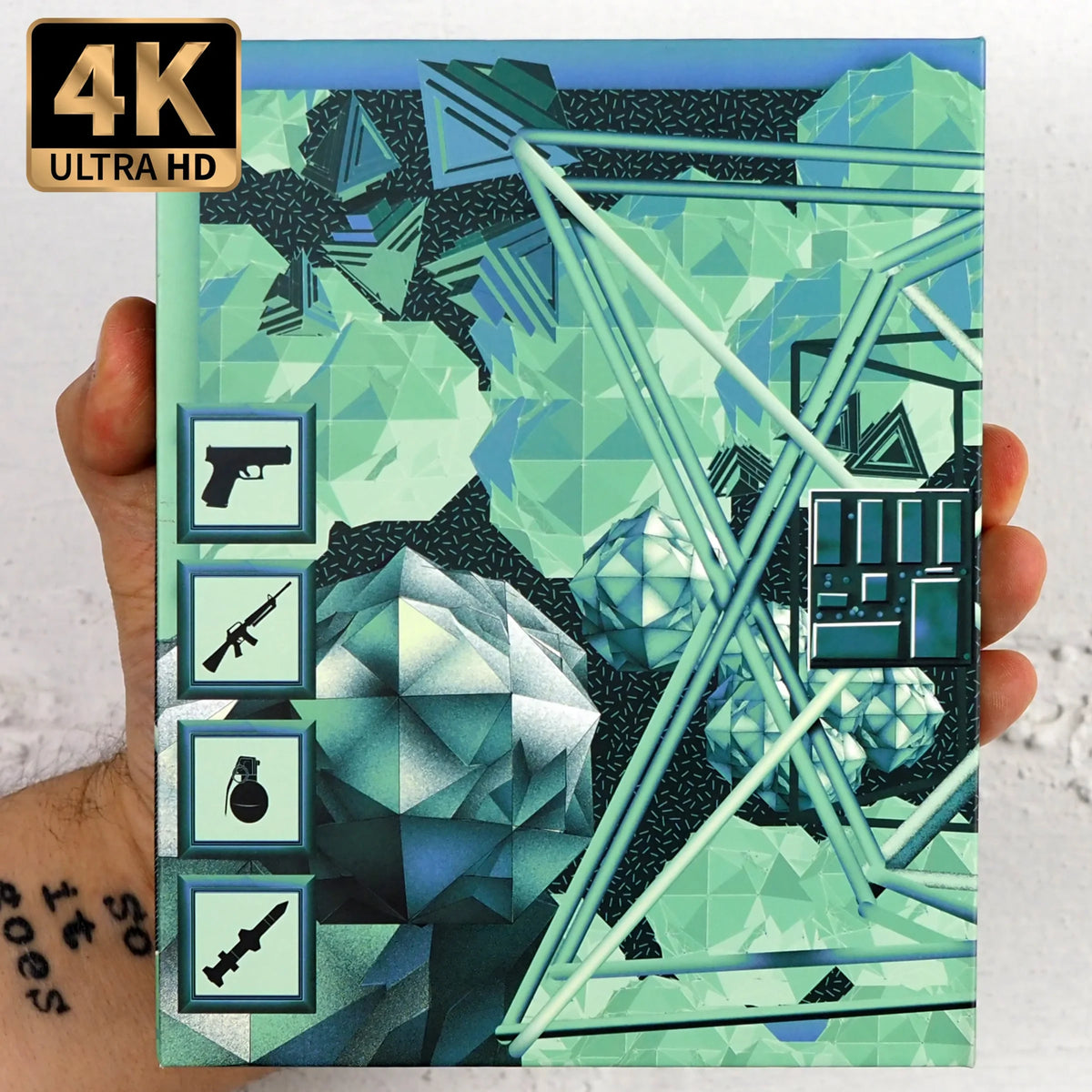 Back of deluxe magnet box of Virtuosity [4K Ultra HD + Blu-ray Set]