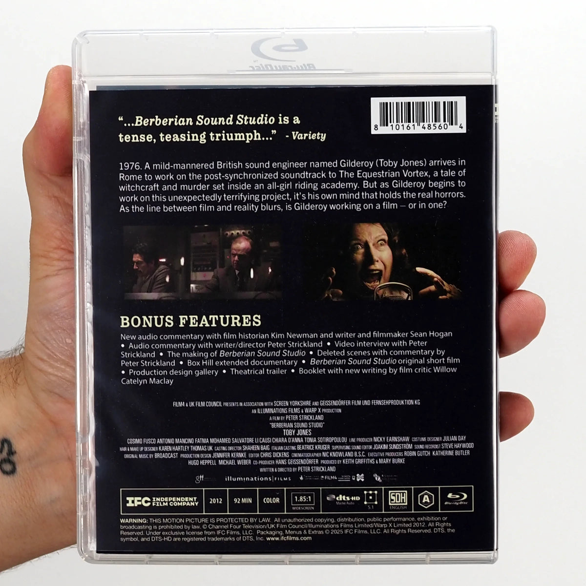 Back cover of Berberian Sound Studio [Blu-ray]
