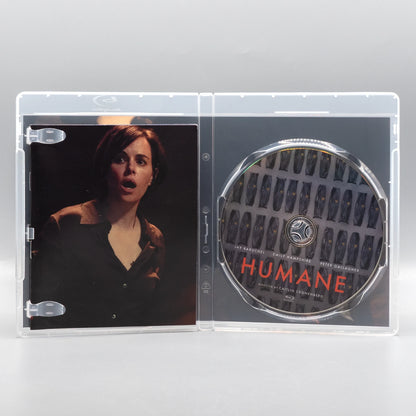 Open case showing disc art of Humane [Blu-ray]