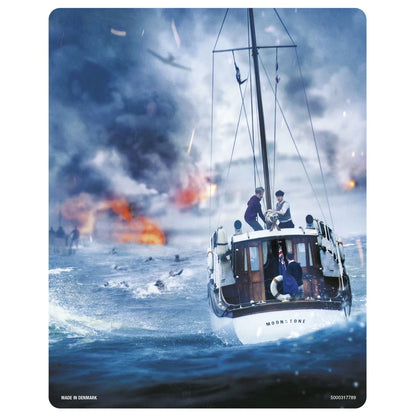 Back cover of Dunkirk Limited Edition Steelbook [4K Ultra HD + Region B Blu-ray] (UK Import)