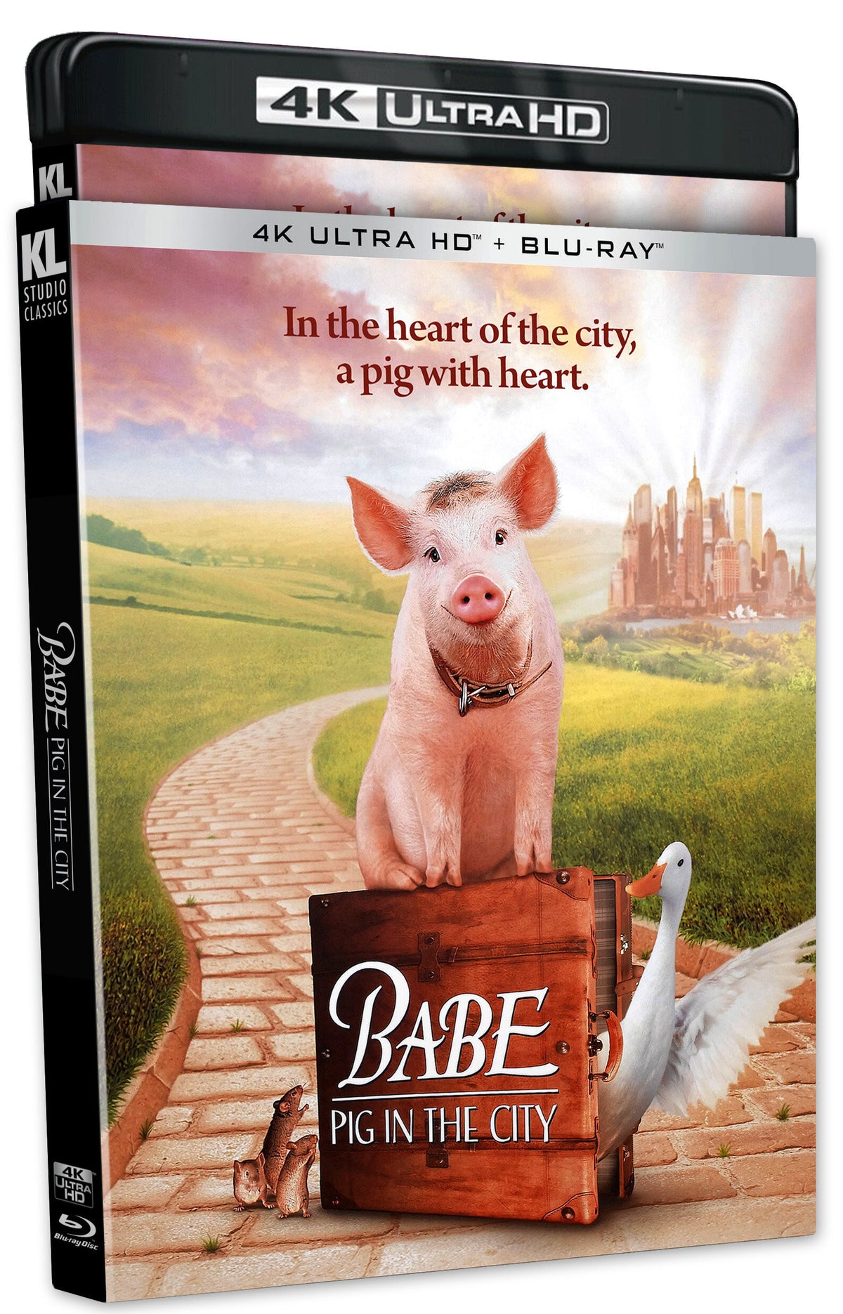 Front slipcover of Babe: Pig in the City [4K Ultra HD + Blu-ray]