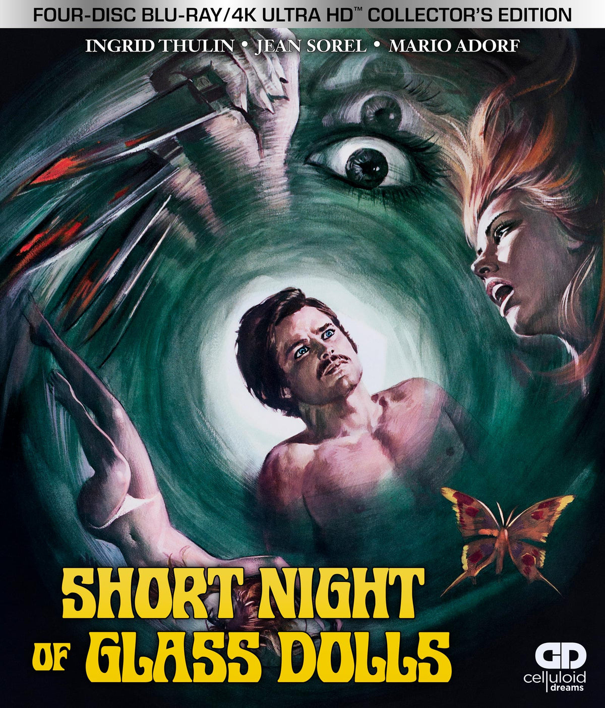 Front cover of Short Night Of Glass Dolls [4-Disc Collector's Edition] [4K Ultra HD + Blu-ray]