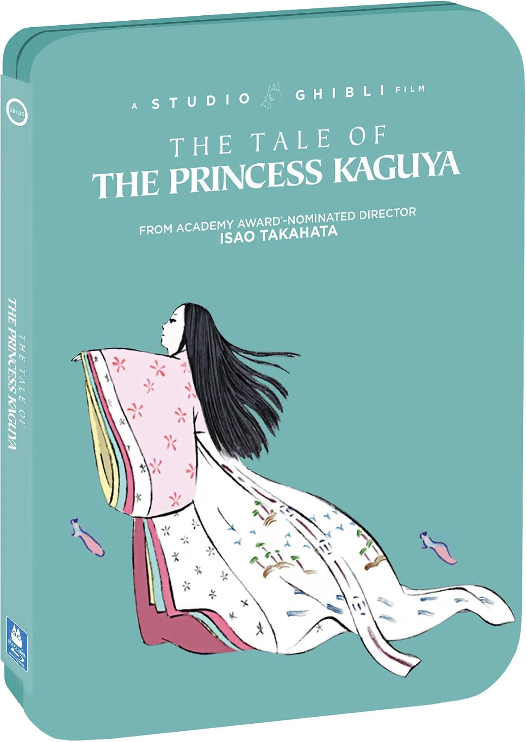 Front cover of The Tale of The Princess Kaguya Limited Edition Steelbook [Blu-ray + DVD]
