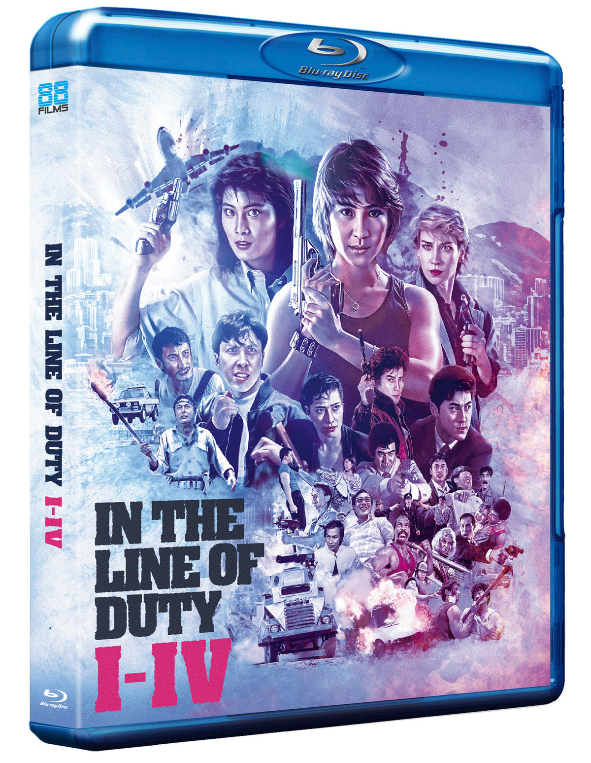 3D art of In The Line Of Duty I-IV [Blu-ray]