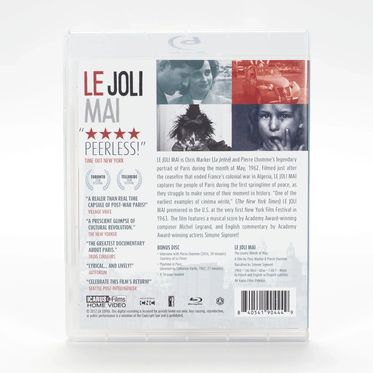 Back case of Le Joli Mai (The Lovely Month of May) [Blu-ray]
