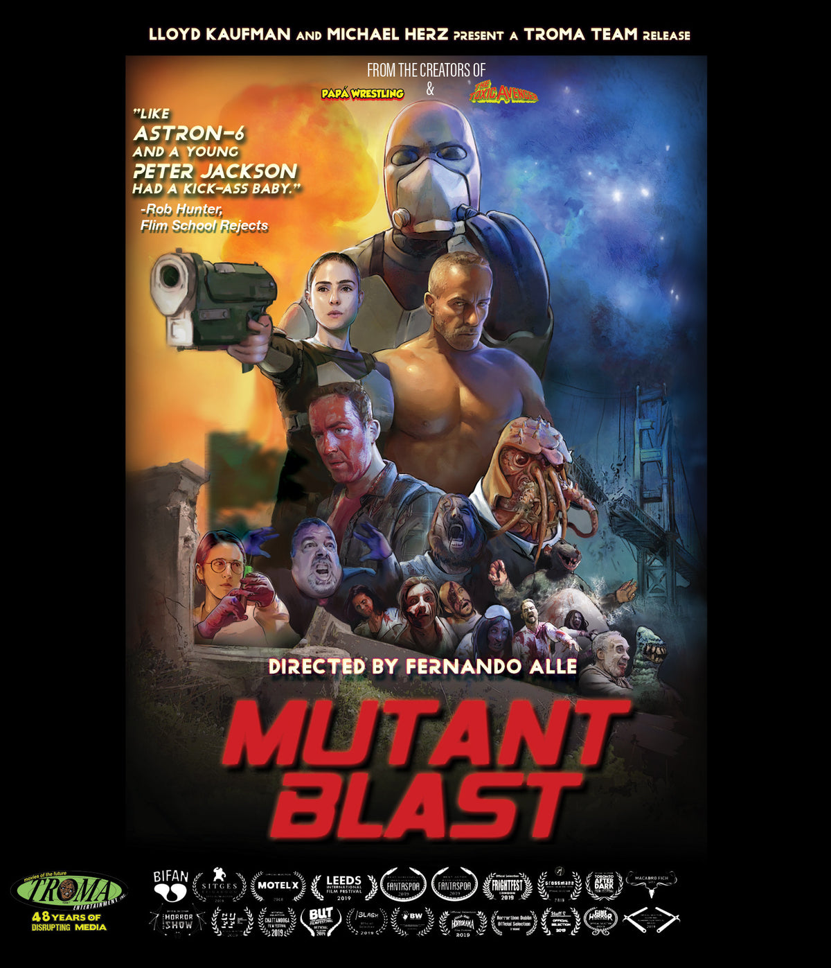 Front cover of Mutant Blast [Blu-ray]