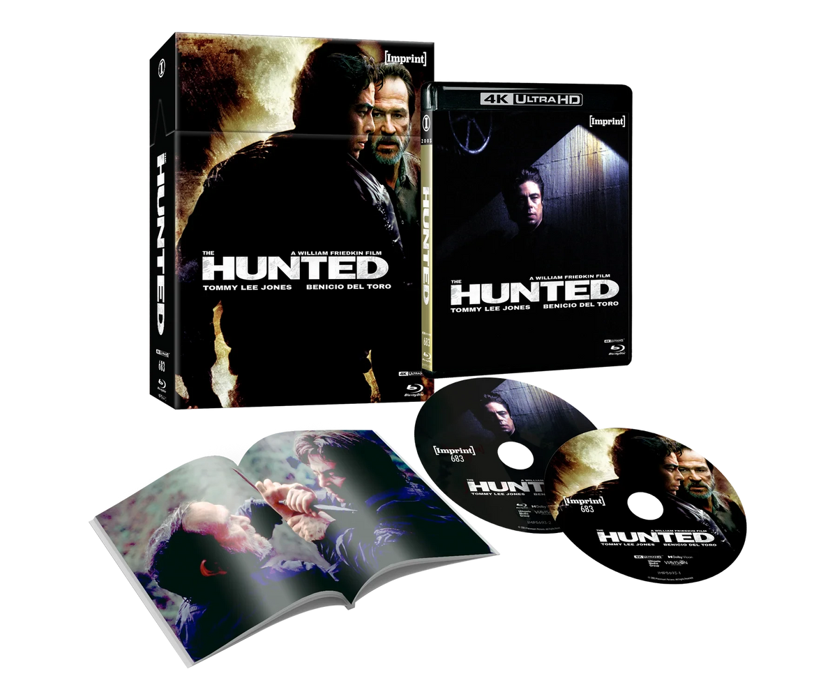 Box contents of The Hunted (2003) Limited Edition Hardbox [4K Ultra HD + Blu-ray]