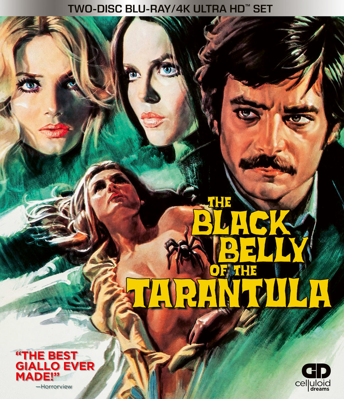 Front cover of The Black Belly of the Tarantula Standard Edition [4K Ultra HD + Blu-ray]