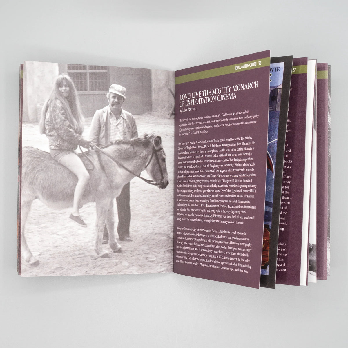 Open booklet of Adult Version Of Jekyll & Hide + The Erotic Adventures of Zorro [Blu-ray Set]