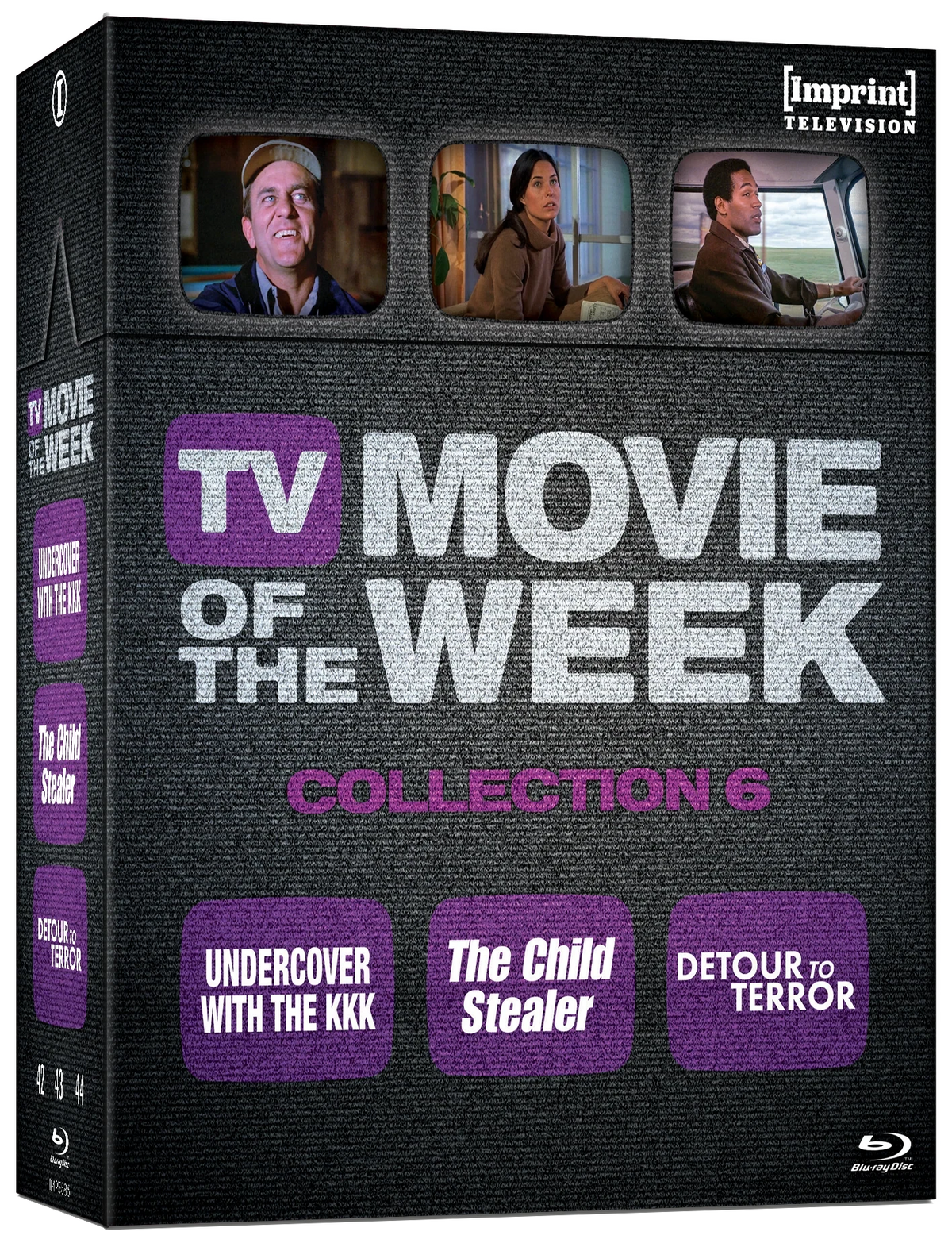 Front cover of TV Movie Of The Week Collection Six Limited Edition 3-Disc Hardbox [Blu-ray] (Australian Import)