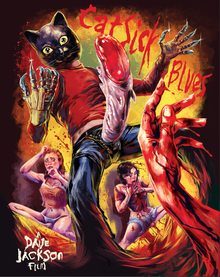 Straight on view artwork of Cat Sick Blues [Region Free Blu-ray]