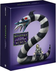 3D art of Beetlejuice 2-Film Collection Limited Edition Steelbook (UK Import) [4K Ultra HD + Region B Blu-ray]
