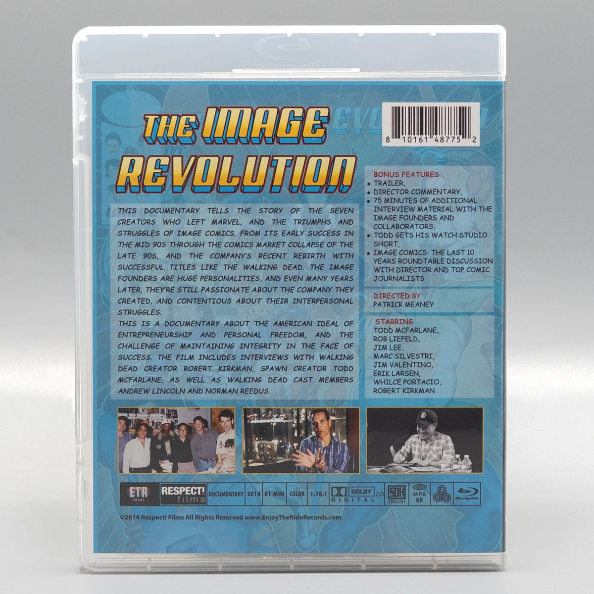 Back case of The Image Revolution [Blu-ray] — OOP Slip