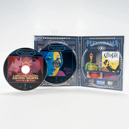 Packshot of A Thousand and One Erotic Nights 1 & 2 + China Girl [Blu-ray]