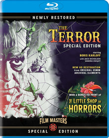 Front cover of The Terror/The Little Shop Of Horrors Double Feature [Blu-ray]